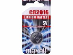 Baterie buton litiu Maxell CR2016 3V, 1buc blister